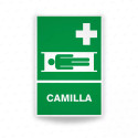 ‣ Rótulo de Ruta de Evacuación - Camilla de emergencia | SIGO