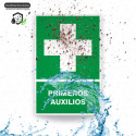 ‣ Rótulo de Ruta de Evacuación - Primeros Auxilios | SIGO