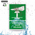 ‣ Rótulo de Ruta de Evacuación - Emergency Door Release| SIGO