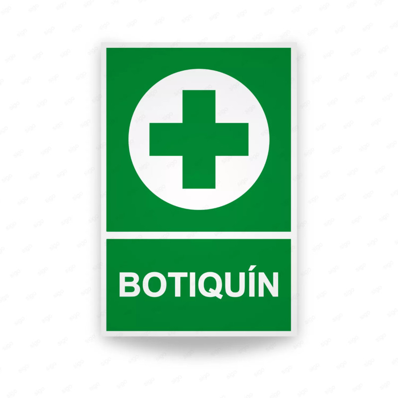 ‣ Rótulo de Ruta de Evacuación - Botiquín  | SIGO