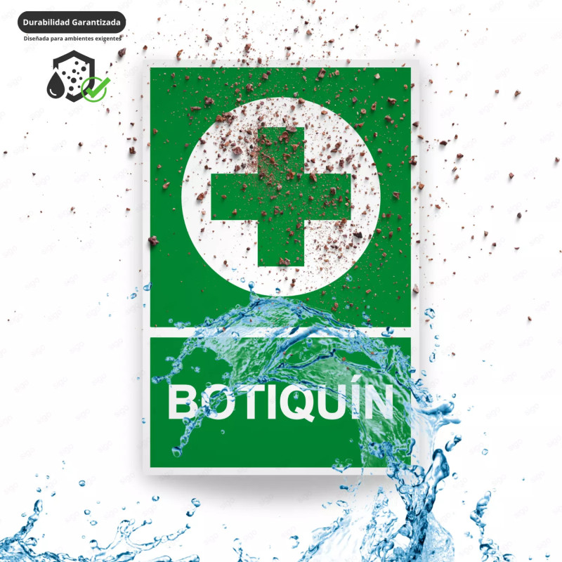 ‣ Rótulo de Ruta de Evacuación - Botiquín  | SIGO