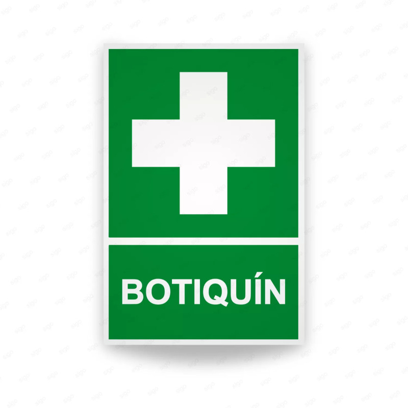 ‣ Rótulo de Ruta de Evacuación - Botiquín  | SIGO