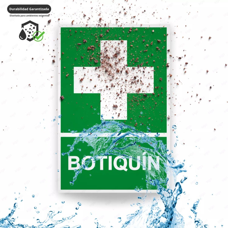 ‣ Rótulo de Ruta de Evacuación - Botiquín  | SIGO