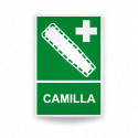 ‣ Rótulo de Ruta de Evacuación - Camilla | SIGO