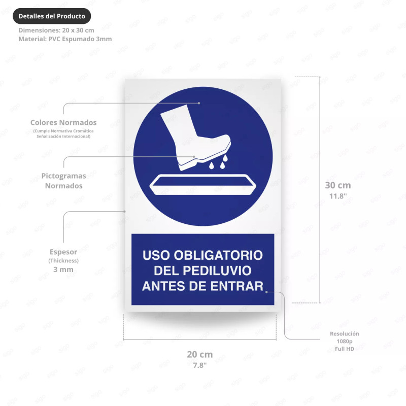 ‣ Rótulo Obligatorio 3 Puntos de Apoyo | SIGO