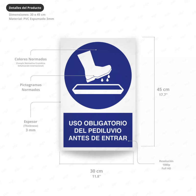 ‣ Rótulo Obligatorio 3 Puntos de Apoyo | SIGO