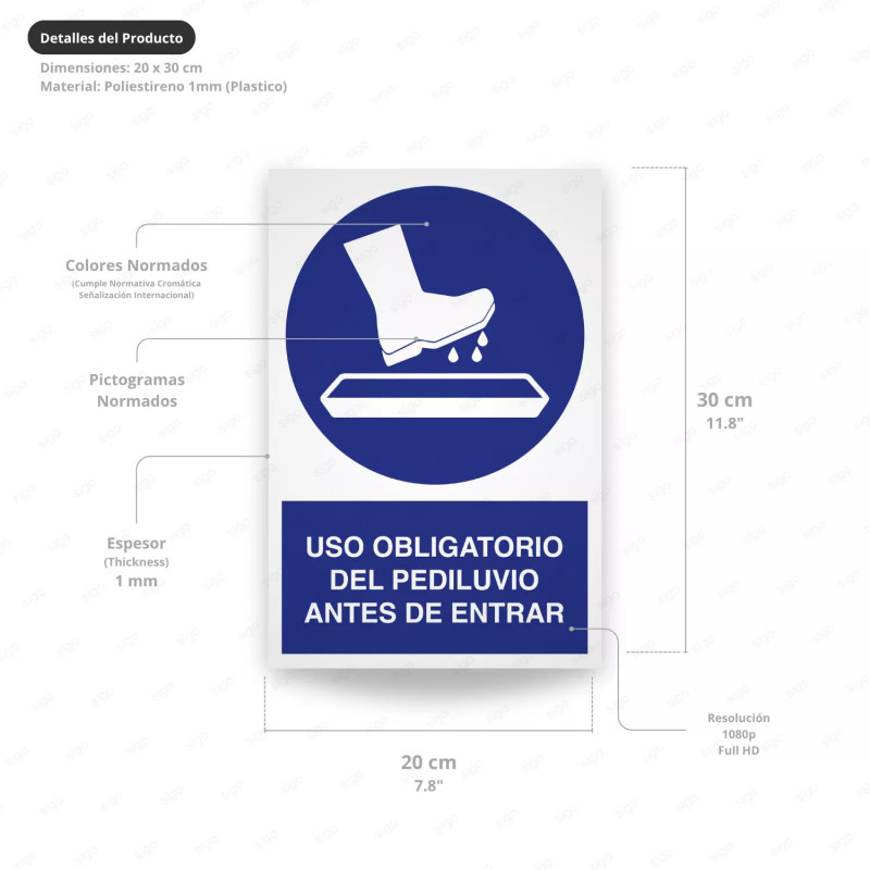 ‣ Rótulo Obligatorio 3 Puntos de Apoyo | SIGO