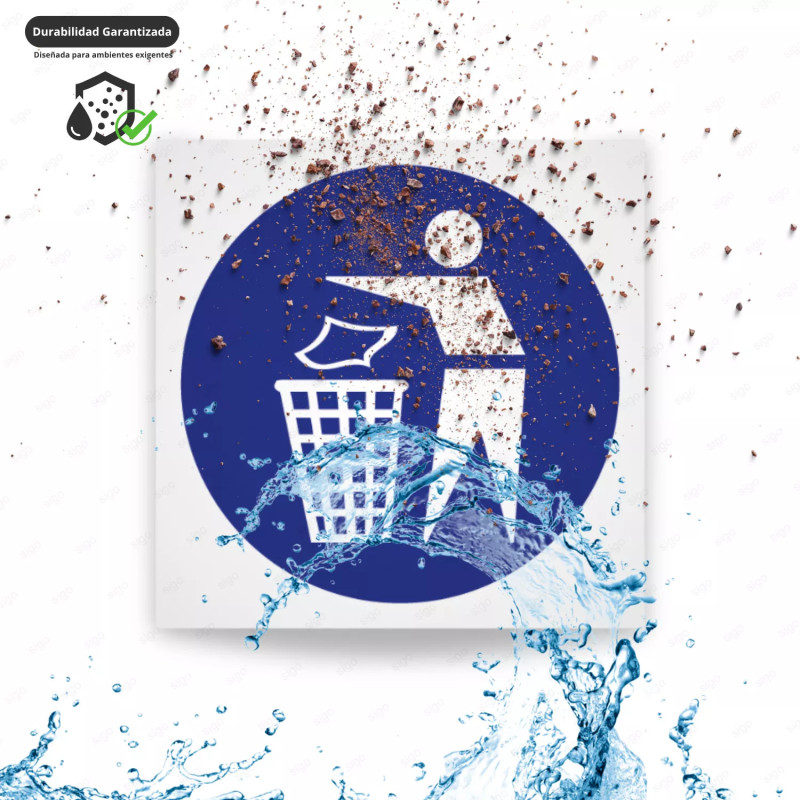 ‣ Uso obligatorio depósitos y cestas de basura... | SIGO