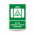 ‣ Rótulo de Ruta de Evacuación -  Kit Control de Derrames | SIGO