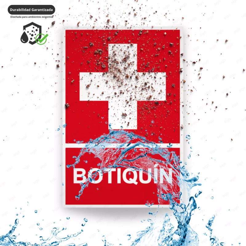 ‣ Rótulo de Ruta de Evacuación - Botiquín  | SIGO