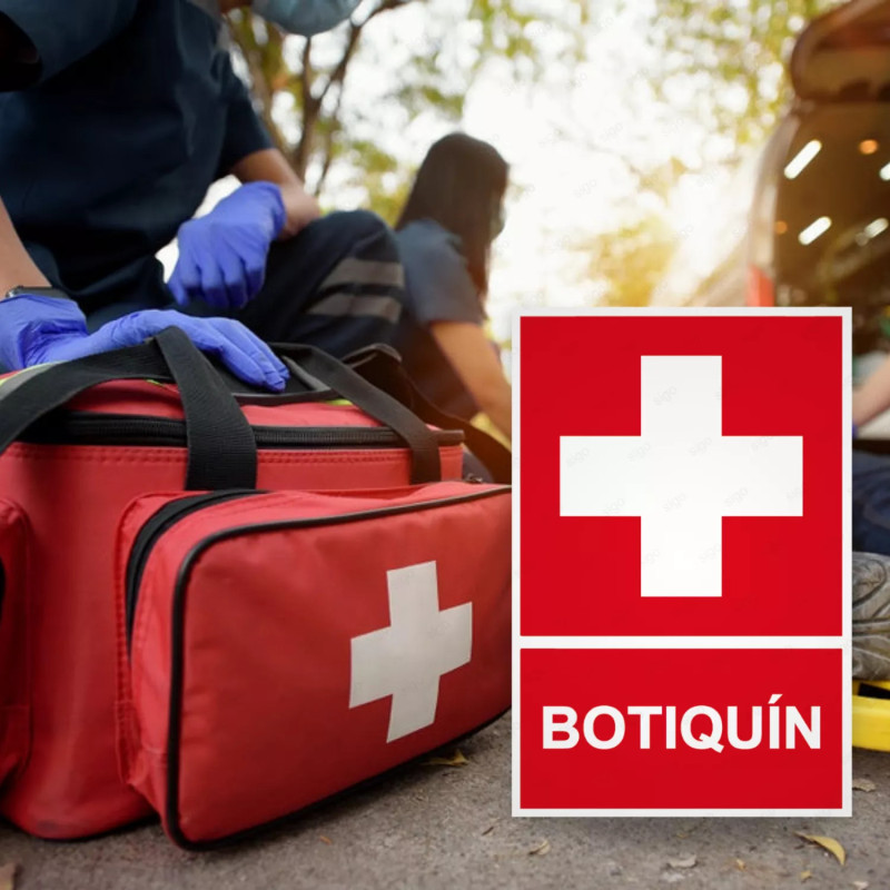 ‣ Rótulo de Ruta de Evacuación - Botiquín  | SIGO
