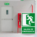 ‣ Rótulo de Ruta de Evacuación - Salida de Emergencia lado i... | SIGO