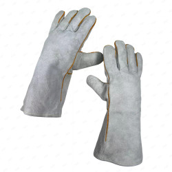 Guante de Gamuzón Forrado Manga Mediana