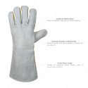 ‣ Guante de Gamuzón Manga Mediana resistente | SIGO