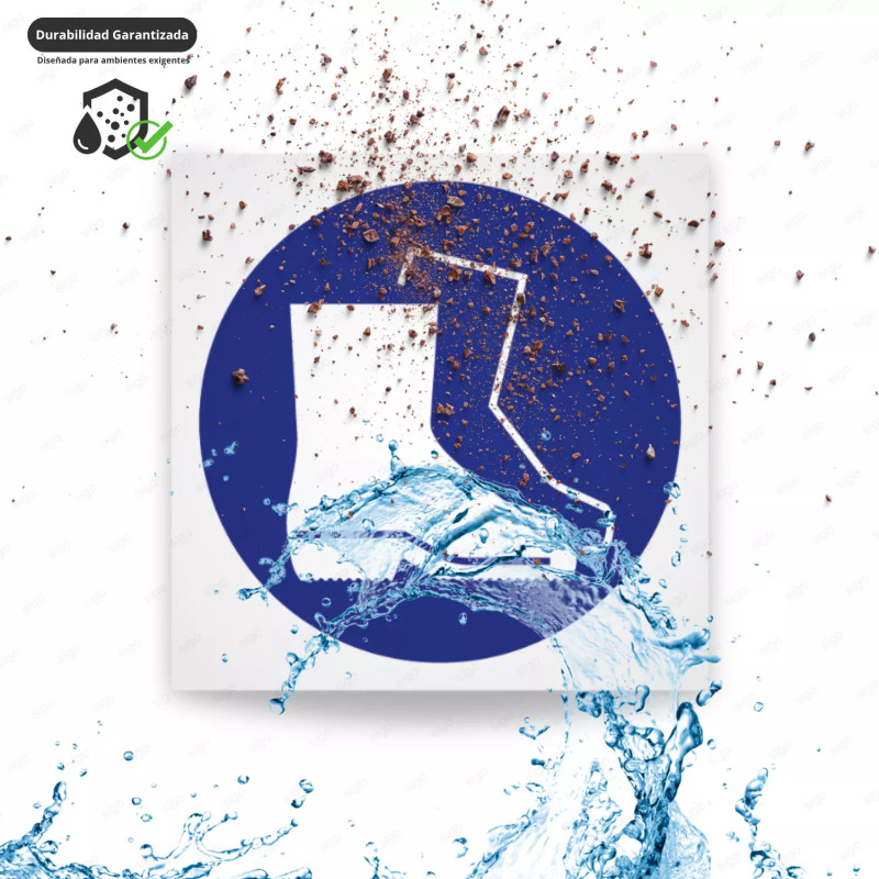 ‣ Rótulo: Uso obligatorio calzado antides... | SIGO