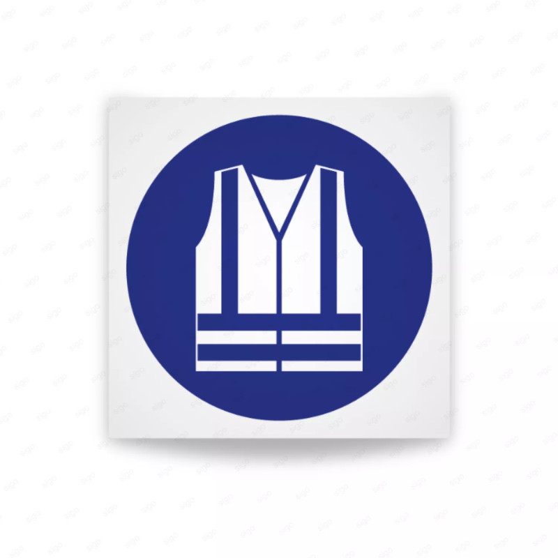 ‣ Rótulo: Uso obligatorio chaleco reflectante... | SIGO