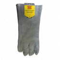 Guante para Soldador de Gamuza Gris (14”)-Cadena
