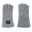 Guante para Soldador de Gamuza Gris (14”)