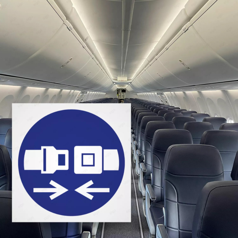 ‣ Rótulo: Uso obligatorio de cinturón... | SIGO