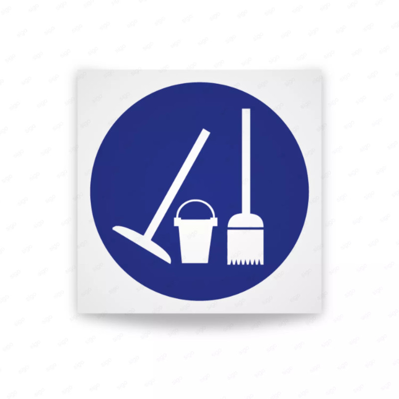 ‣ Rótulo: Mantenga limpia su área... | SIGO