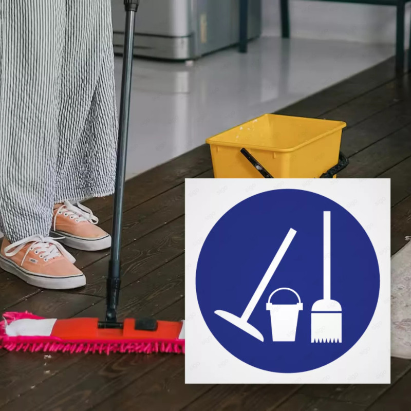 ‣ Rótulo: Mantenga limpia su área... | SIGO