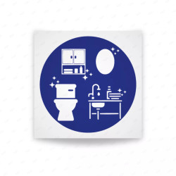 Rótulo de Obligación - Obligatorio mantener limpio y ordenado | Cod. OB-052