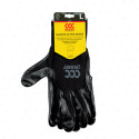 Guante de nitrilo ultra sense negro-Cadena, Varias Tallas