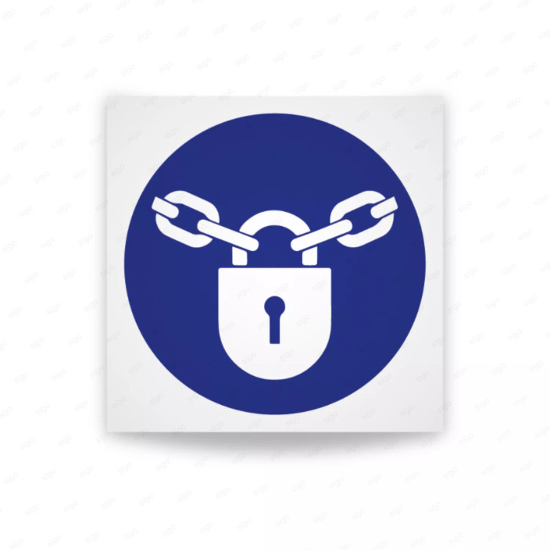 ‣ Rótulo Obligación - Uso de candado obligatorio... | SIGO