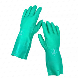 Guante de nitrilo liso clorinado, Varias Tallas