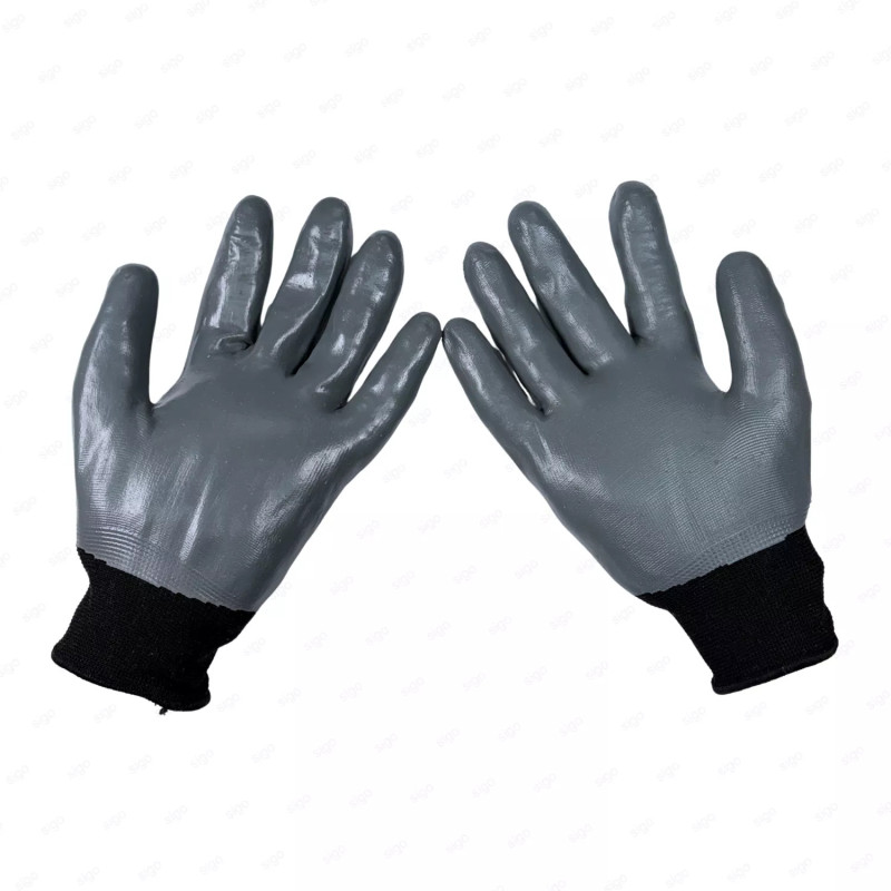 ‣ Guante de Nitrilo Liso Puño Cerrado resistente | SIGO