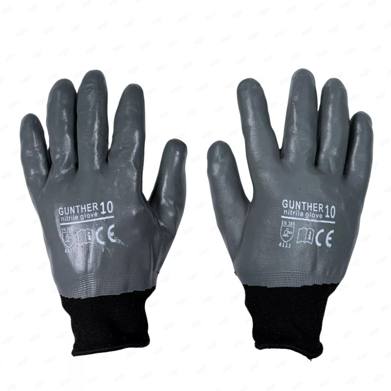 Guante de Nitrilo Liso Puño Cerrado, Variedad Tallas