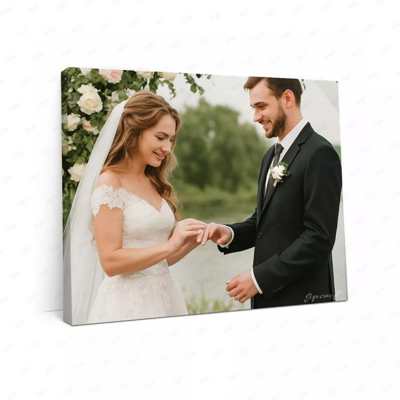 ‣ Impresión en cotton canvas para bodas | SIGO