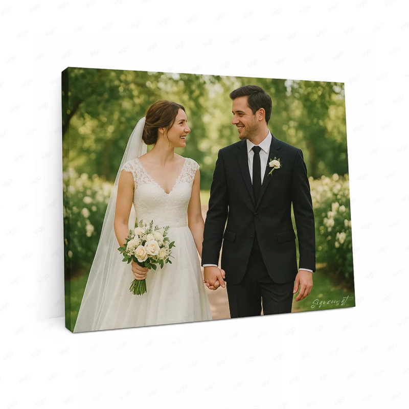 ‣ Impresión en cotton canvas para bodas | SIGO