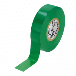 ‣ Cinta de aislar 18m x 19mm, verde | Truper