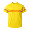 ‣ Playera de Trabajo Amarillo Reflectivo Naranja | Sin Marca