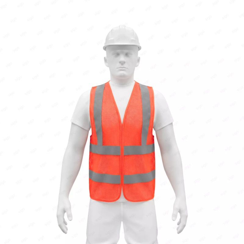 ‣ Chaleco de Seguridad Naranja Alta Visibilidad | SIGO
