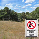 ‣ Rótulo Prohibido Cazar Propiedad Privada | SIGO