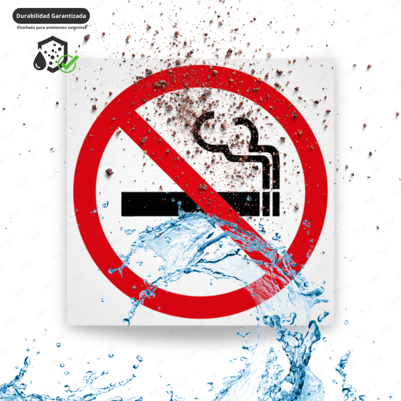 ‣ Rótulo Prohibido Fumar | SIGO
