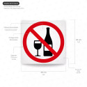 ‣ Rótulo Prohibido bebidas alcohólicas... | SIGO