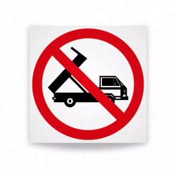 ‣ Rótulo Prohibición: No volcar carga... | SIGO