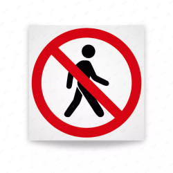 ‣ Rótulo Prohibición - Prohibido el Paso... | SIGO