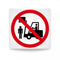 ‣ Prohibido estar bajo la carga: Rótulo... | SIGO