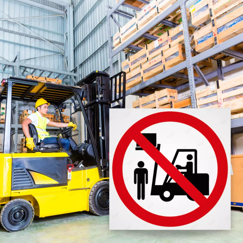 ‣ Prohibido estar bajo la carga: Rótulo... | SIGO