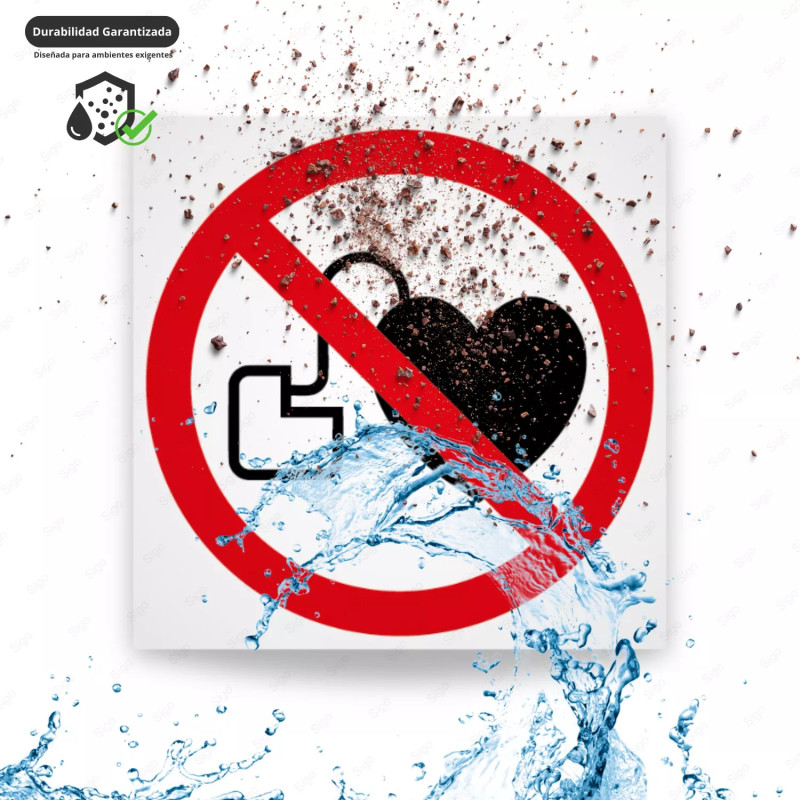 ‣ Prohibición: No entrada con marcapasos... | SIGO