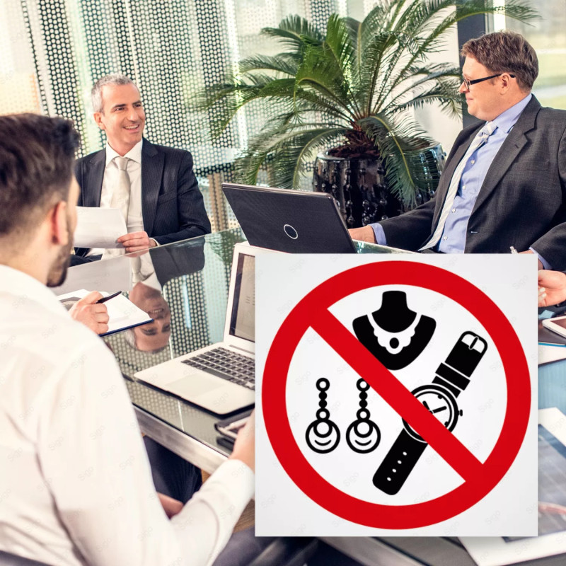 ‣ Rótulo Prohibido Ingreso con Joyas... | SIGO