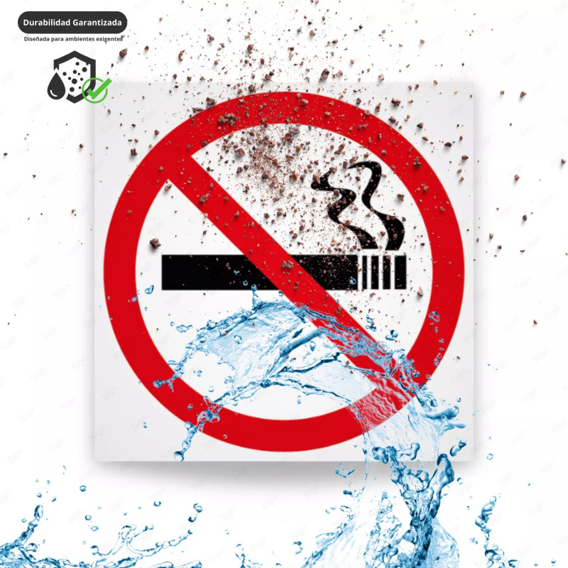 ‣ Rótulo Prohibición: No Fumar | SIGO