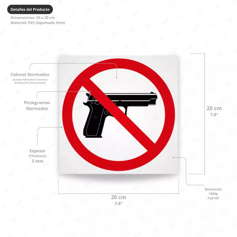 ‣ Rótulo: Prohibido Ingreso de Armas... | SIGO