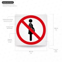 ‣ Rótulo Prohibición - Mujeres Embarazadas | SIGO