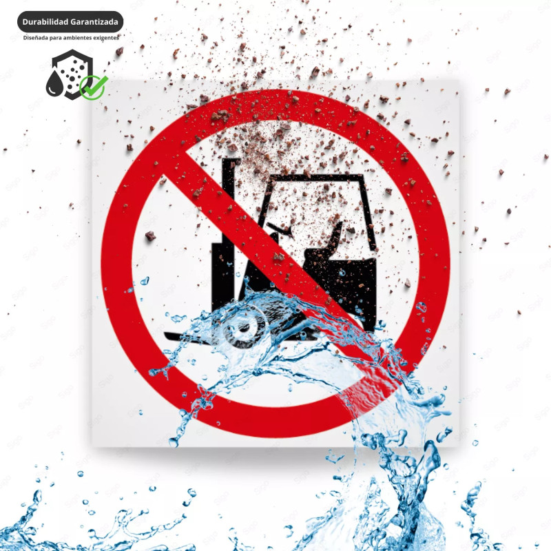 ‣ Rótulo: Prohibido vehículos indust... | SIGO