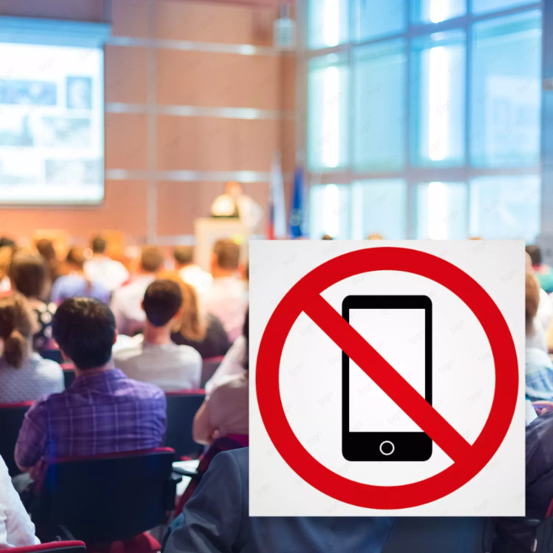 ‣ Rótulo Prohibido Ingreso Celulares... | SIGO